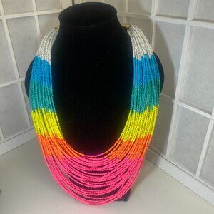 Island Beach Multi-Colored Beaded Necklace Dillard's Jewelry